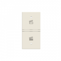 ABB N2121.9 BB N2121.9 BB - Крышка рокера Символ сцены KNX - 1M - Total White