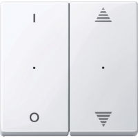 Schneider MTN619525 Клавиша для модуля  2-кнопочного выключателя, SM, цвет: Белый, оттенок: Глянцевый, RAL 9016