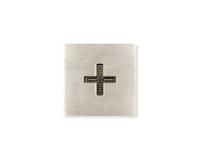 Basalte 0131-07 Крышка для настенного крепления EVE PLUS, Brushed Nickel