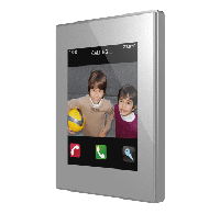 Zennio ZVI-Z41COM-SP Z41 COM/Панель KNX, ёмкостной сенсорный TFT экран 4.1 дюймов, IP-порт, функция видеодомофона, цвет: Серебряный