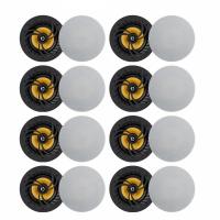 Lithe audio 01556-01561х8-C Потолочная акустическая система мультирум Wi-Fi (8Пар — 8Master/8Slave)