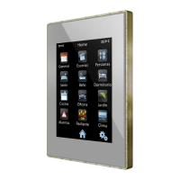 Zennio ZVI-Z41PRO-SB Сенсорная панель KNX Z41 PRO, емкостной ЖК дисплей 4.1’’ (3:4), цвет: серебро, алюминиевая рамка под  латунь