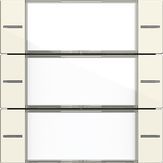 Gira 577301 Набор клавиш тройн. с полем для надписи для сенсорного выключателя 4 System 55