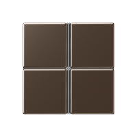 Jung A404TSAMO Четырехклавишная крышка для KNX, в сборе, цвет: Мокко