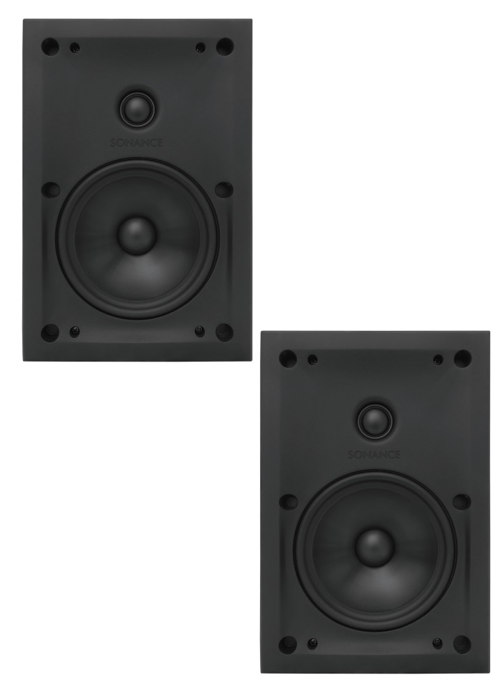 Sonance 173787 Встраиваемая акустика Sonance VPXT6 (6" Прямоугольная), цвет: Чёрный