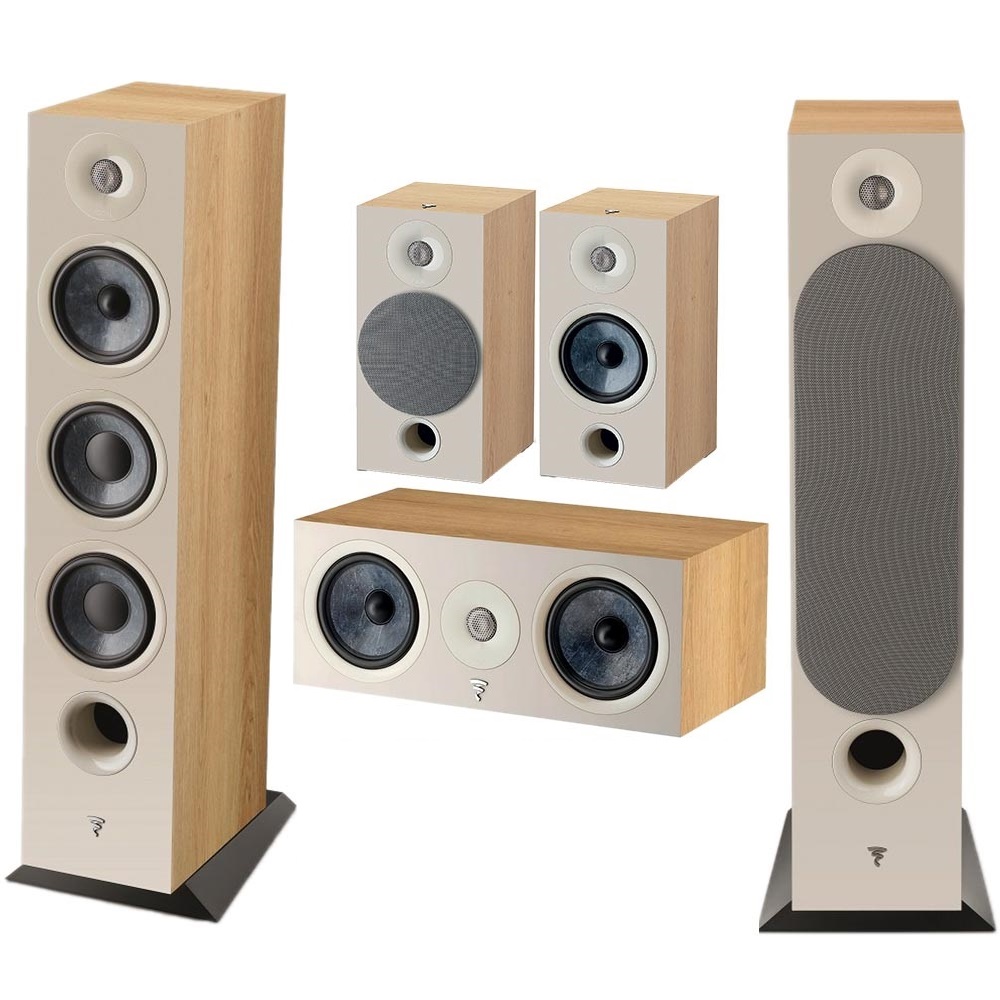 Focal-jmlab 249844 Комплект акустики Focal Chora Center + 826  + 806 Light Wood, цвет: Светло - коричневое дерево