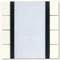 Jung A2074NABS KNX кнопочный сенсор, 4 группы, цвет: Белый, оттенок: Слоновая кость