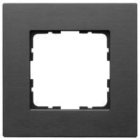 Jasmart Electric G1001AB Рамка 1-постовая, алюминий Black, G1001AB