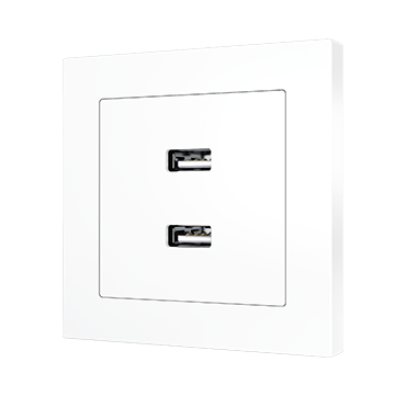 Zennio 8300007 + 8300008XX ZS55 – USB-зарядное устройство