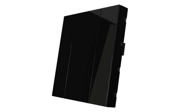 Interra ITR340-0201 iSwitch+ - 2-кнопочный KNX выключатель, пластик, черный