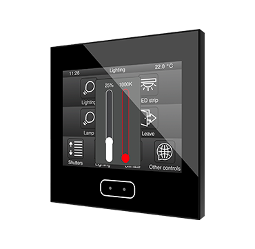 Zennio ZVI-Z35 Емкостная сенсорная панель с 3,5 - дюймовым дисплеем