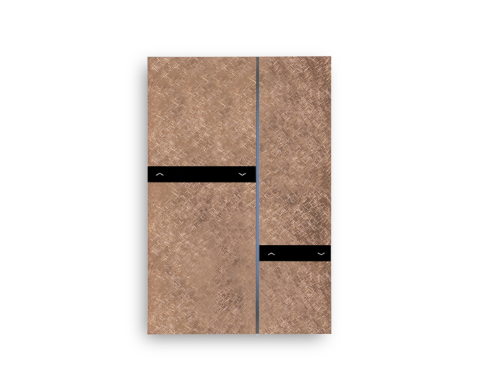 Basalte 0274-02-19 Выключатель FIBONACCI - QUAD - KNX, Fer Forge Rose