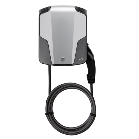 ABL 1W7201 Зарядная станция ABL Wallbox eMH1 1W7201, цвет: Белый / Черный, оттенок: Янтарь (RAL 9005), Алюминиевый (9006)