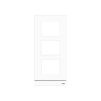 ABB 51023CF-W Рамка станции вызова, размер 1/3, белая