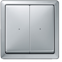 Schneider MTN626260 Клавиша для модуля 2-кнопочного выключателя, SD, цвет: Алюминий, оттенок: Лакированный