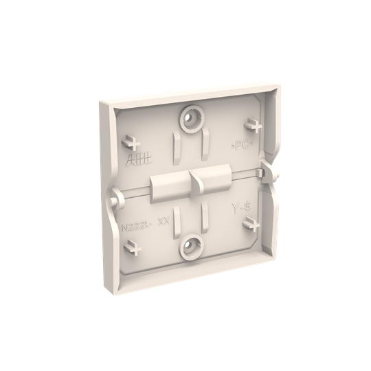 ABB N2221 BB N2221 BB - Крышка клапана KNX без символа - 2M - Total White