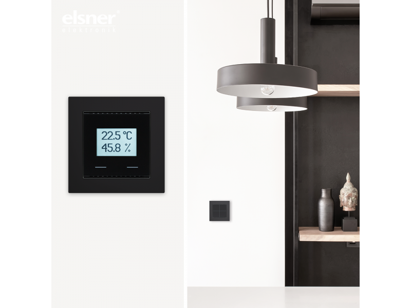 Elsner 70616 KNX TH-UP Сенсорный Датчик температуры/влажности с сенсорными кнопками