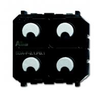 ABB SDA-F-2.1.PB.1 Сенсор 2/4-клавишный/светорегулятор 1-канальный free@home, Zenit