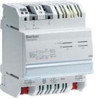 Berker 75010019 Блок питания 2 х 30В DC, 640 мА, с полем для надписи