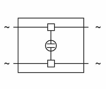 Wago 280-803/281-418 Модуль с неоновым индикатором 10 мм шириной AC / DC 110 V