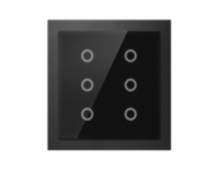 GVS KNX CHTB- 06/01.2.21 Сенсорная панель 6 кнопок, цвет: Чёрный
