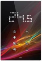 BESKNX SR592210WH/D Cubik-TL Сенсорная панель вертикальная термостат со встроенным светодиодным индикатором, цвет: Белый