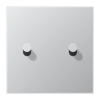 Jung AL 12-5 K 0 Центральная плата с тумблером «конус», сдвоенный тумблер, Серия LS 1912, алюминий