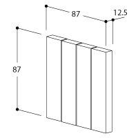 Lithoss Выключатель Aesteem Aesteem Textured White, Цвет: Белый ,оттенок: Текстурированный