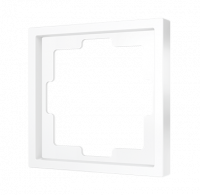 Zennio ZS70FR1GW Рамка 70 x 70 для розеток, ZS73, цвет: Белый, оттенок: Глянцевый