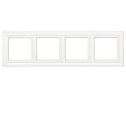 Jung EPD484WWM Рамка 4-поста; термопласт; белый матовый; Eco Deco