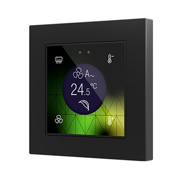 Zennio ZVIF55DV2 Емкостная сенсорная панель с дисплеем (55 x 55 мм) Flat 55 Display v2