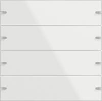 Gira 502412 Наб.клвш. 4-м сенс.выкл.4 TS4 белое стекло, цвет: Белый