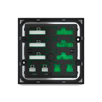 Ekinex EK-E20-TP-5TS-P 5-клавишный выключатель 20venti с подсвечиваемым текстом/символами и датчиком приближения (клавиши слева)