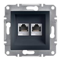 Interra 
					ITR4400171
				 RJ45 Double Data Socket CAT5e UTP - Anthracite