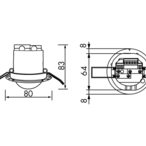 B.E.G. 92113 Шинная система PD2N-LTMS, цвет: Белый матовый, похожий RAL9010