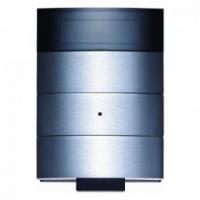 Berker 75663693 Инфракрасный клавишный сенсор B.IQ с регулятором температуры помещения, 3-канальный, нержавеющая сталь, цвет: Нержавеющая сталь