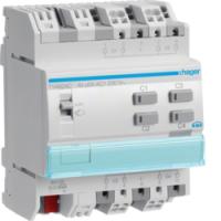 Hager TYA624C Привод роллет / жалюзи 4-канал KNX, 230V