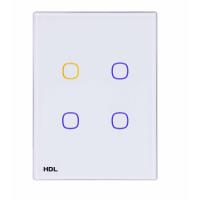 HDL M/TBP4.1-A2-46 4-клавишная сенсорная панель KNX, австралийский/US стандарт (без шинного соединителя HDL-M/PCI.3-A)