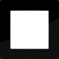 Weinzierl 5389 Стеклянная рамка для серии MATCH 55 1-fold, Fusion black