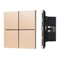 Arlight 039665 INTELLIGENT ARLIGHT Кнопочная панель KNX-304-23-IN Champagne (BUS, Frameless) (IARL, IP20 Металл, 2 года) 039665