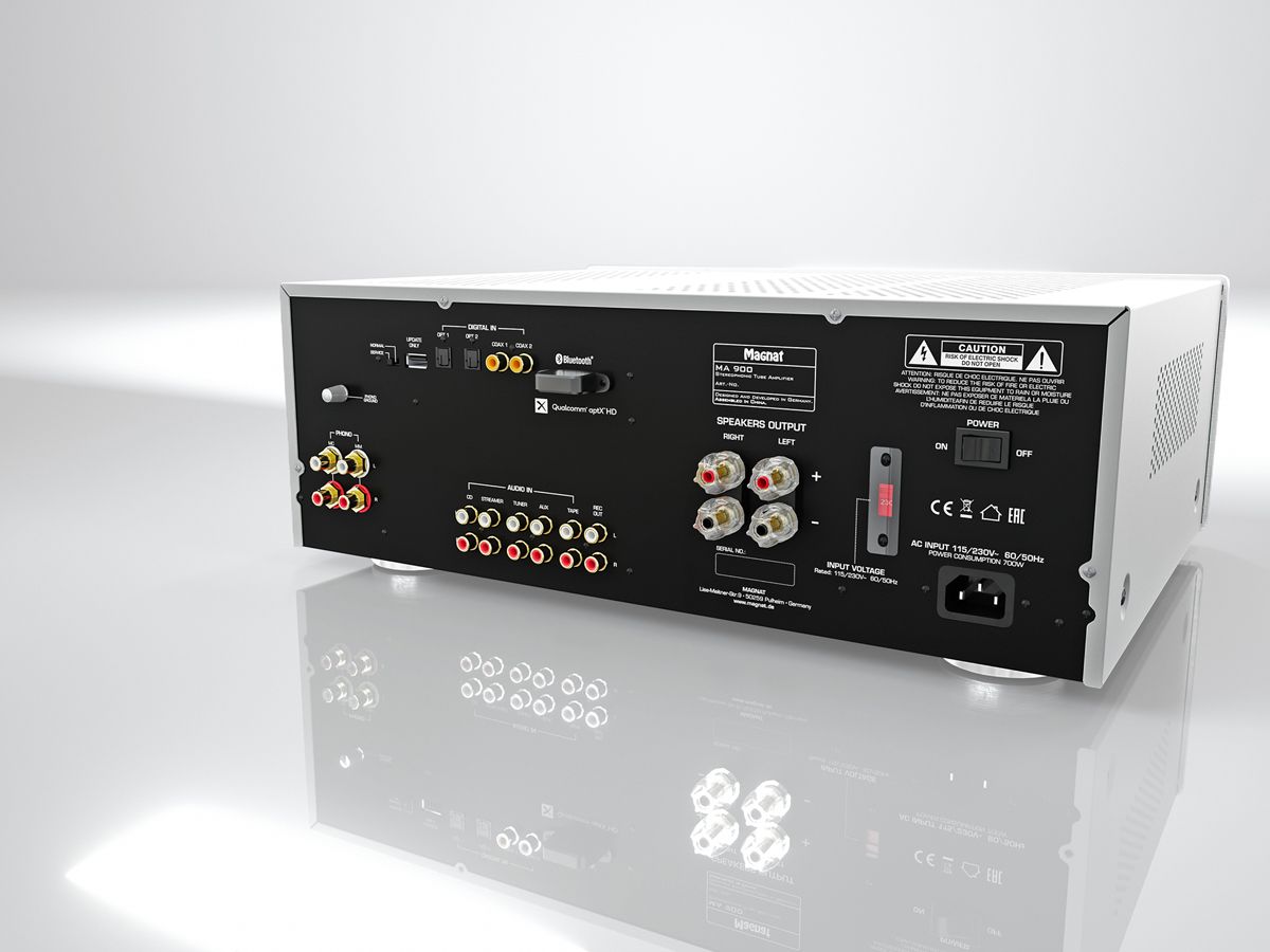 Magnat 254143 Интегральный усилитель Magnat MA 900 silver, цвет: Серебристый