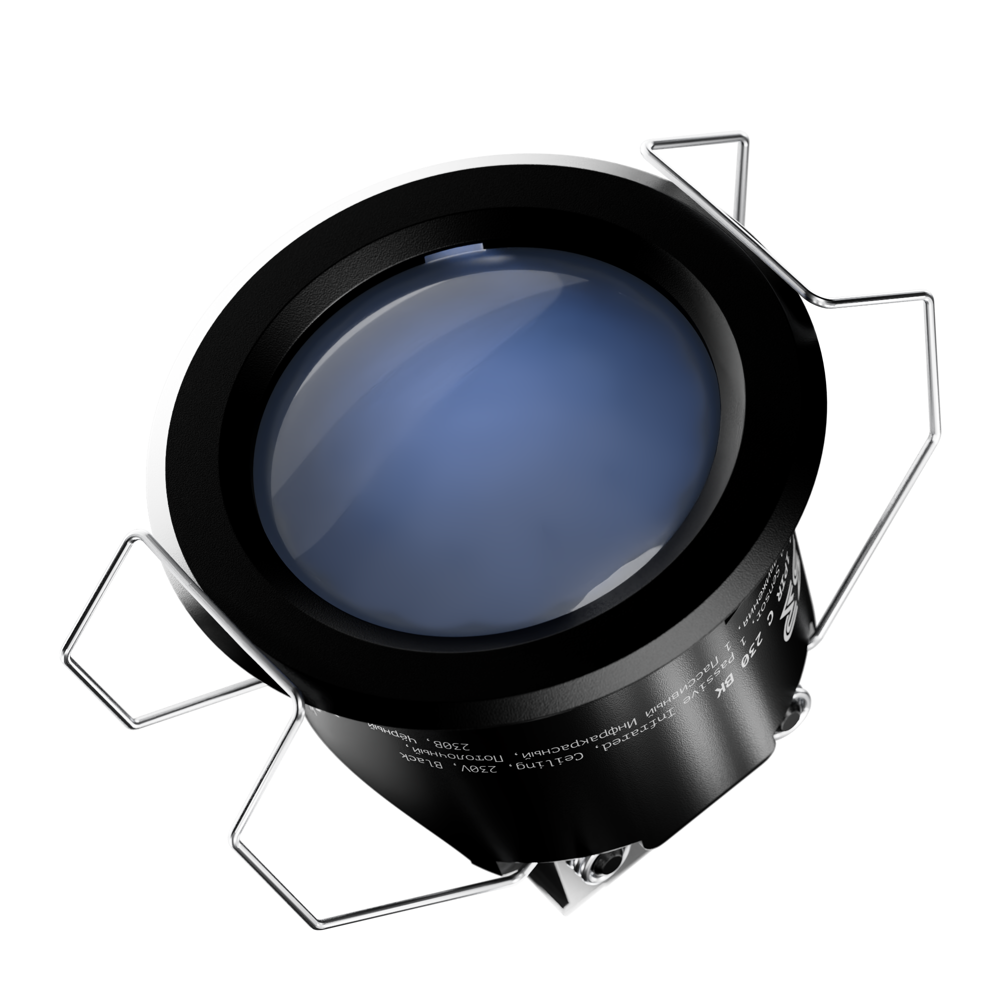 3R MS 1PIR C 230 BK Датчик Движения, 1 Пассивный Инфракрасный, Потолочный, 230В, Чёрный