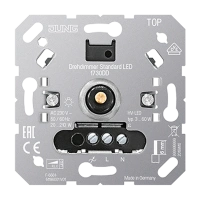 Jung 1730 DD Роторный диммер стандарт LED, без входа спутниковой вставки