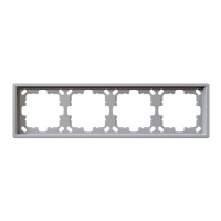 Jasmart Electric FD1004PWM Рамка серия FD 4-постовая, цвет Белый матовый (soft touch), FD1004PWM