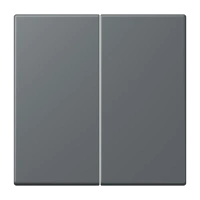 Jung LC 995 202 Качеля 2 группы, Дюропласт лакированный, Серия LS, gris foncé 31 (32010)