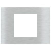 Ekinex EK-SRS-GBQ Прямоугольная металлическая плата, серия Surface, окно 60х60, отделка - матовый алюминий