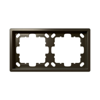 Jasmart Electric FD1002BR Рамка серия FD 2-постовая, цвет Бронза, FD1002BR