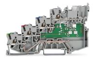 Wago 2020-5417/1102-950 Клемма 4-пр. датчика,  мм2, PNP, серая