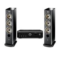 Focal-jmlab 234299 Стереокомплект Denon PMA-1600NE + Focal Aria 926 black, цвет: Чёрный