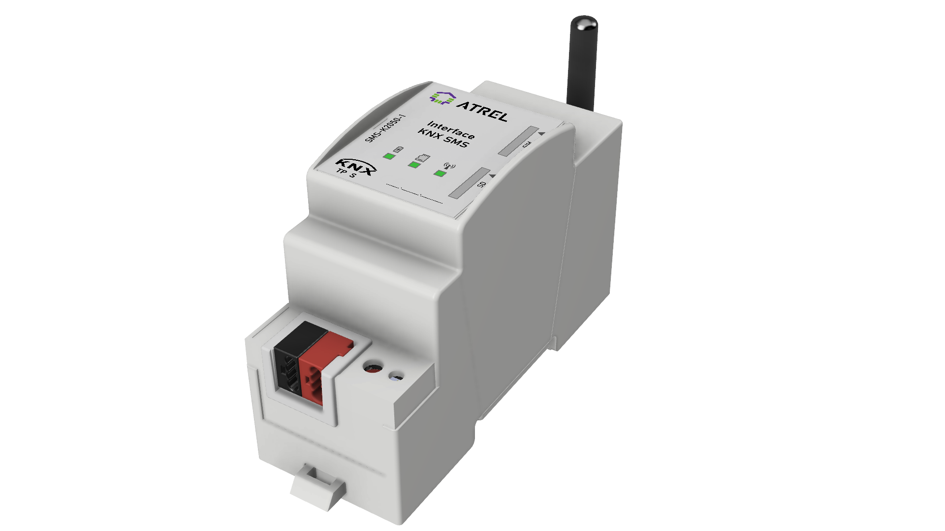 Atrel SMS-K2050-1 KNX SMS интерфейс на DIN рейку